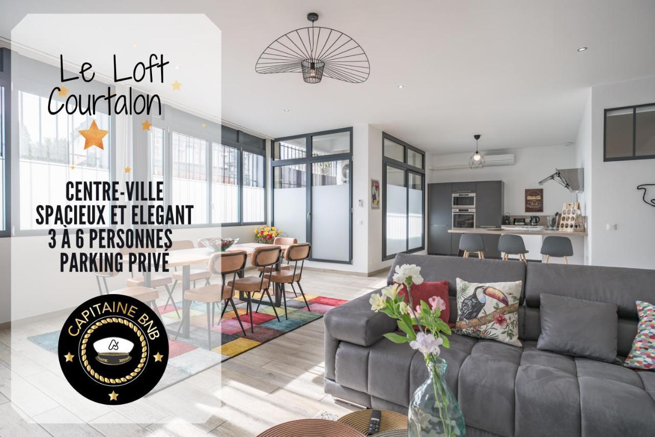 Apartamento Loft Courtalon - Haut Standing - Patio - Parking Prives Troyes Exterior foto