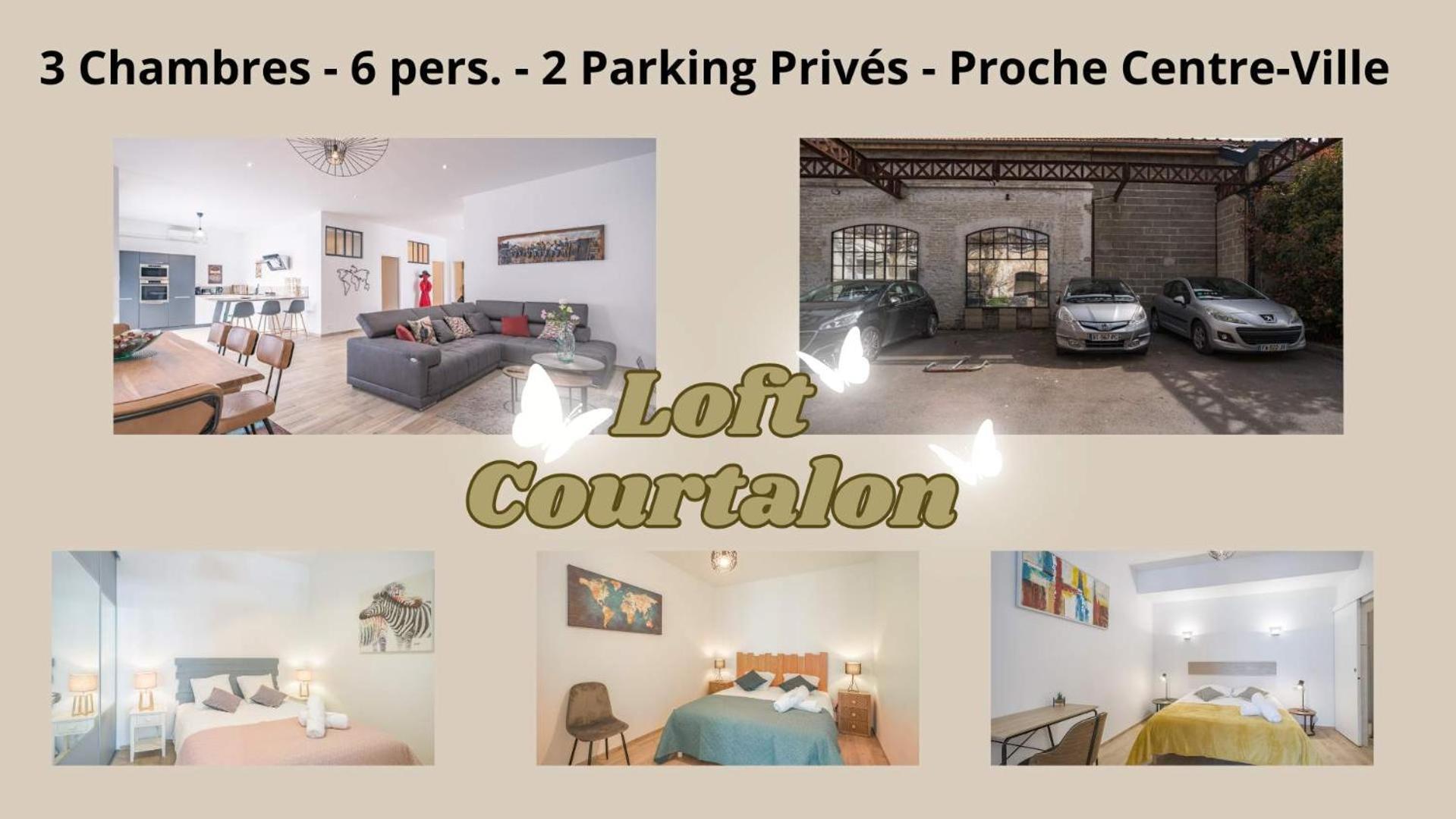 Apartamento Loft Courtalon - Haut Standing - Patio - Parking Prives Troyes Exterior foto