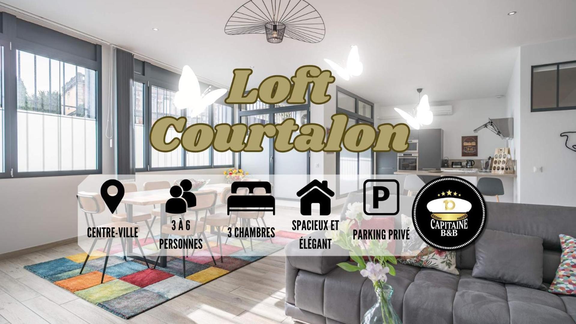 Apartamento Loft Courtalon - Haut Standing - Patio - Parking Prives Troyes Exterior foto